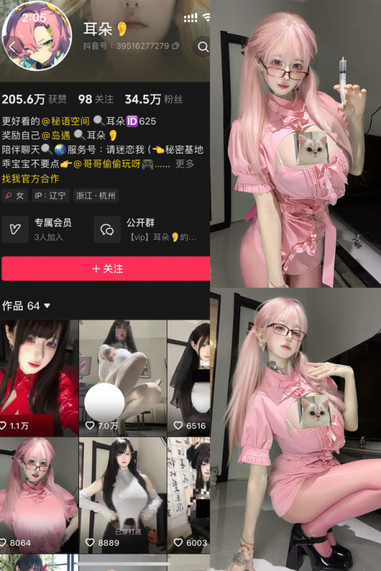 抖音 耳朵 秘语空间 解压密码为：zses.xyz-投梦社