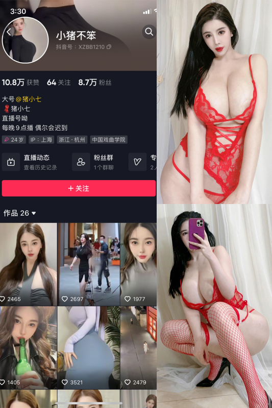 抖音 小猪不笨 微密圈 解压密码为：zses.xyz-投梦社